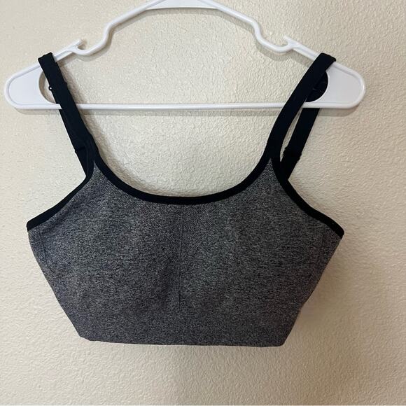 Soma 0421 Black Grey Sport Seamless Ballet Back Sportsbra Bra MEDIUM - Picture 5 of 5